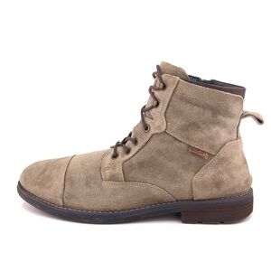 Pikolinos York Cap Toe Taupe Suede Ankle Boots EUR 44